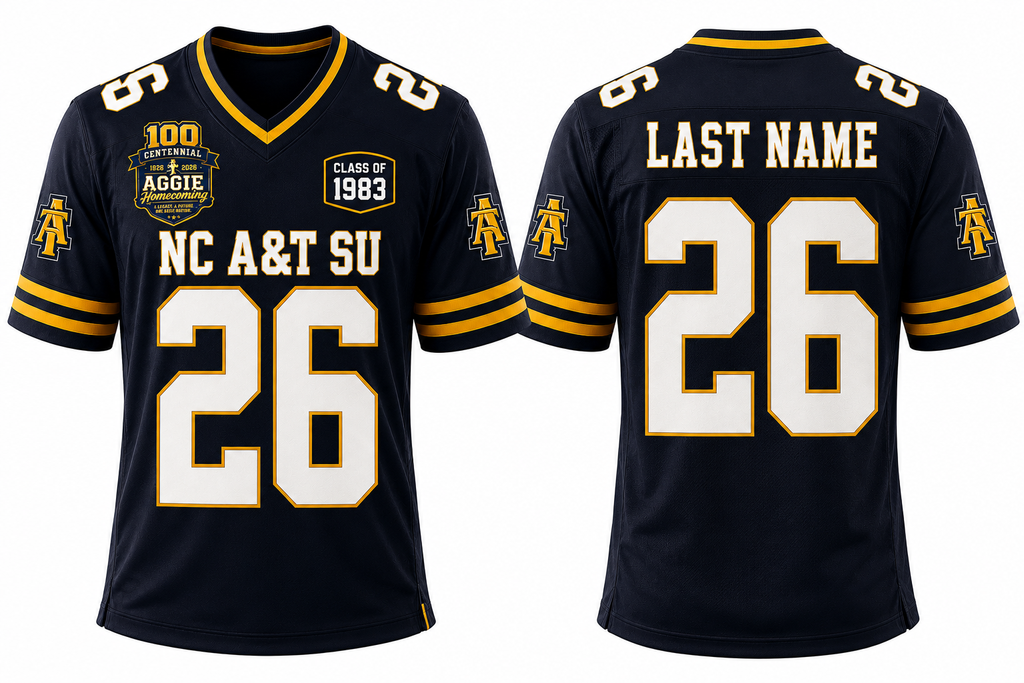 Custom NC A&T Centennial Jersey — Design Specifications