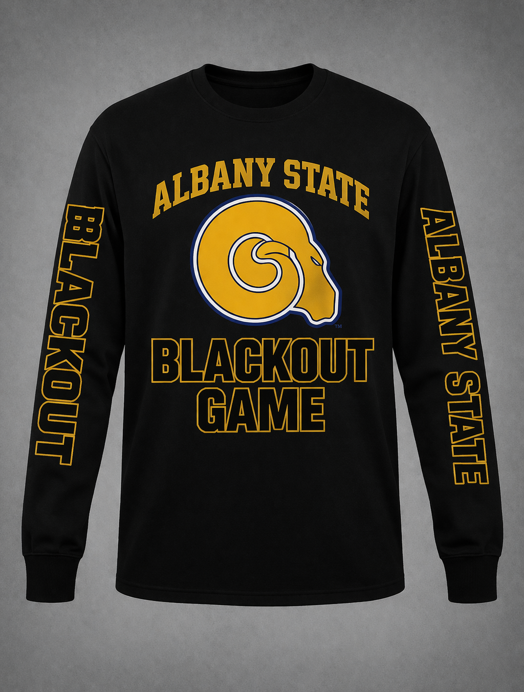 Albany State Blackout Game Long Sleeve (Limited Drop)